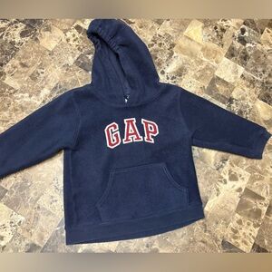 GAP Dark Blue fleece Toddler Hoodie 3 years